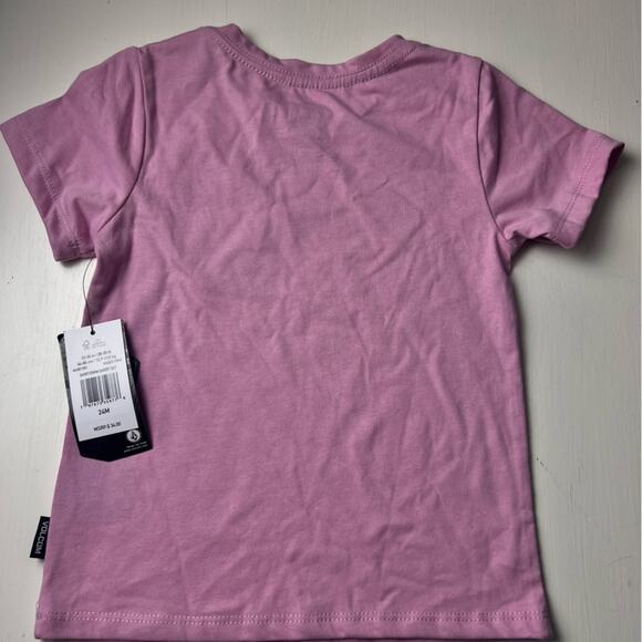 Volcom Kid’s Faded Pink Swim Short Sleeve and Short Set Sz 24 M NWT - Picture 8 of 11